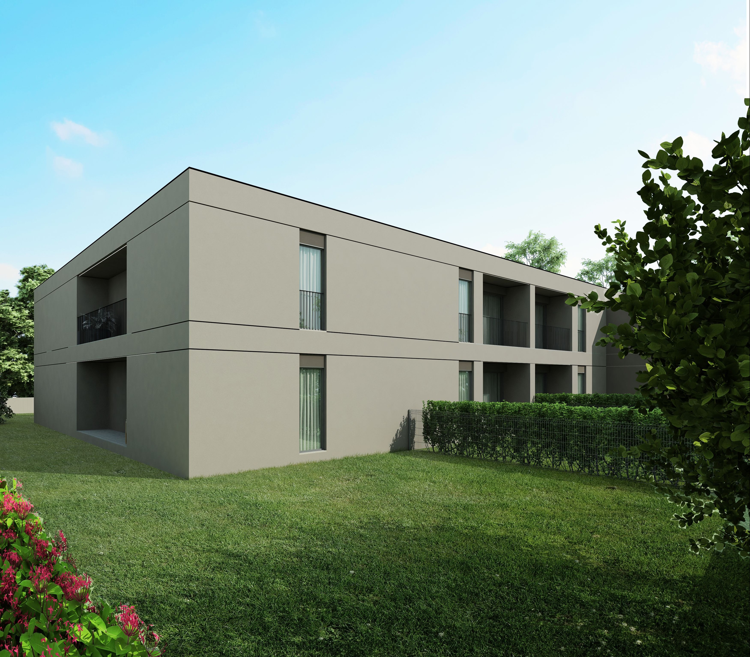 Apartamentos T1 em construção em Manhente com lugar de garagem