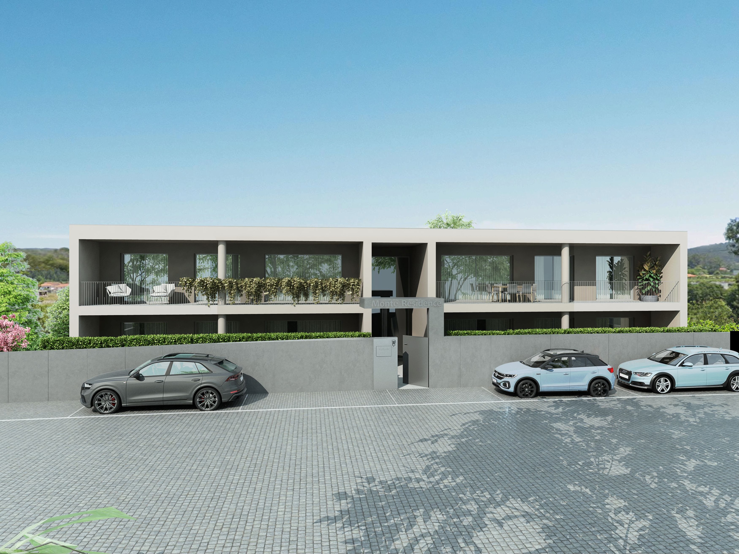 Apartamentos T2 em construção em Vilar do Monte com 2 lugares de garagem